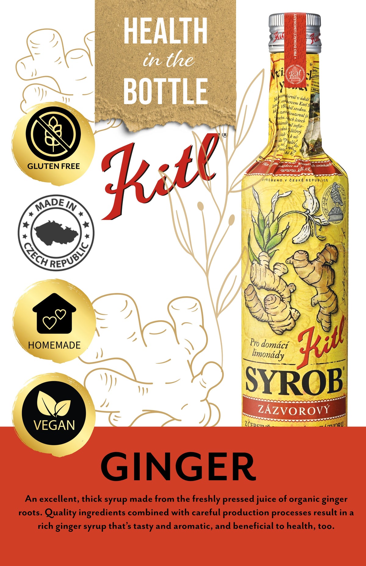 KITL SYROB GINGER 500ml