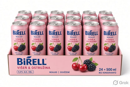BIRELL - Cherry and Blackberry 0.0%