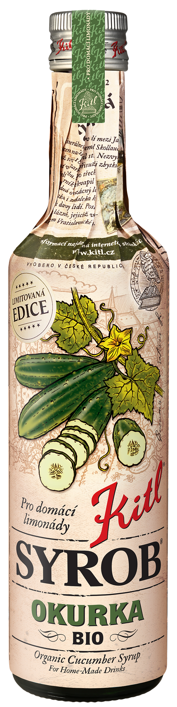 KITL SYROB ORGANIC CUCUMBER 500ml