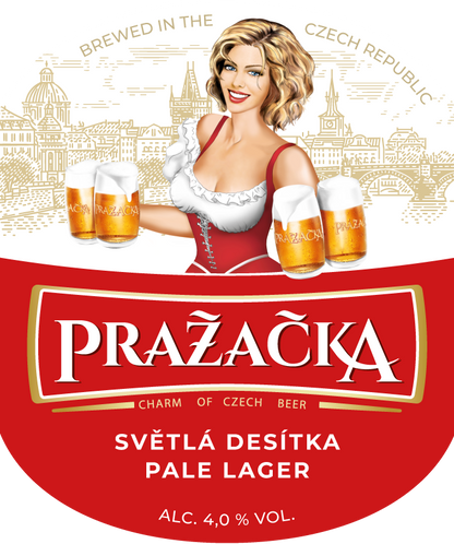 PRAZACKA PALE LAGER 4%