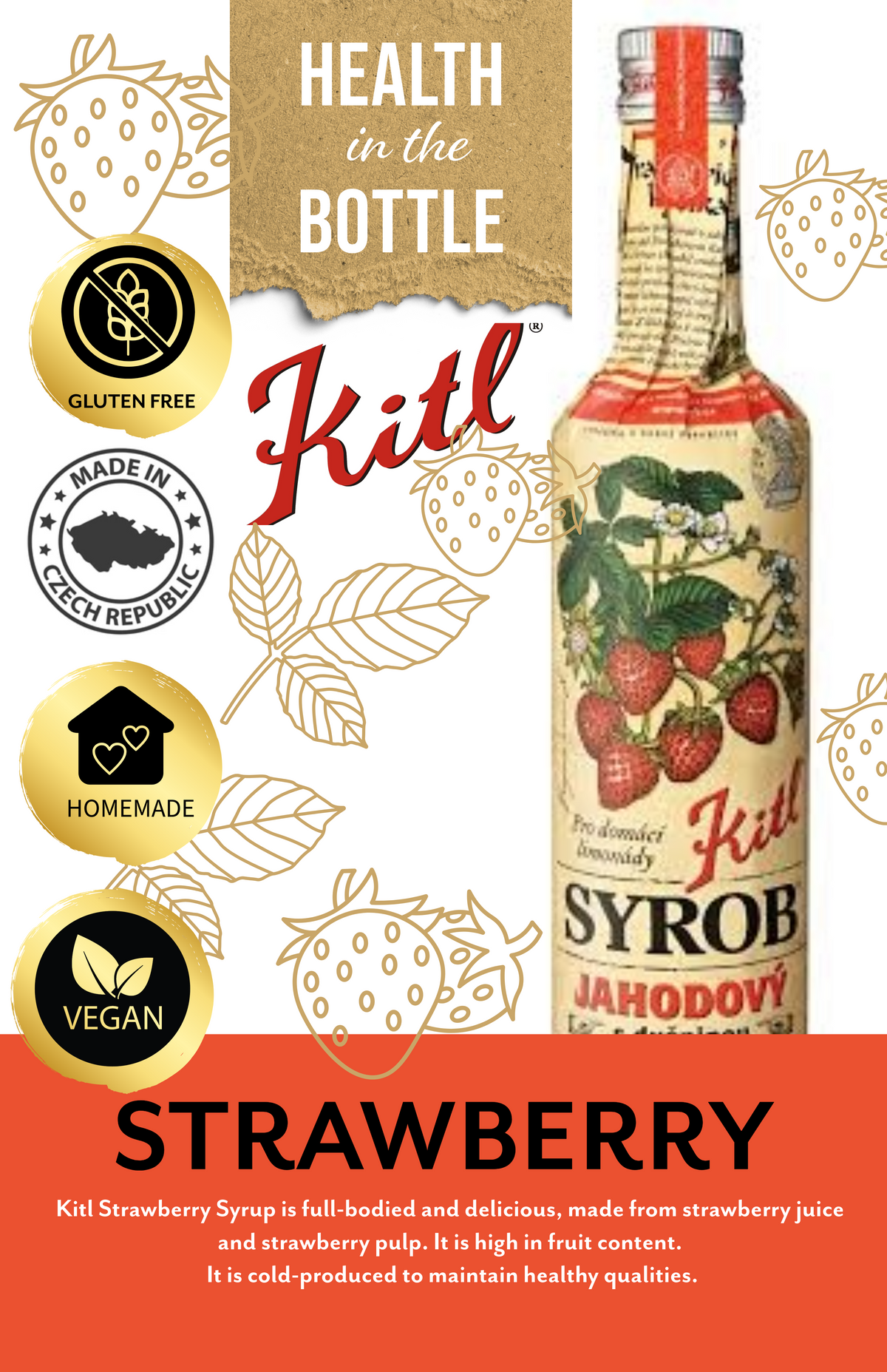 KITL SYROB STRAWBERRY 500ml