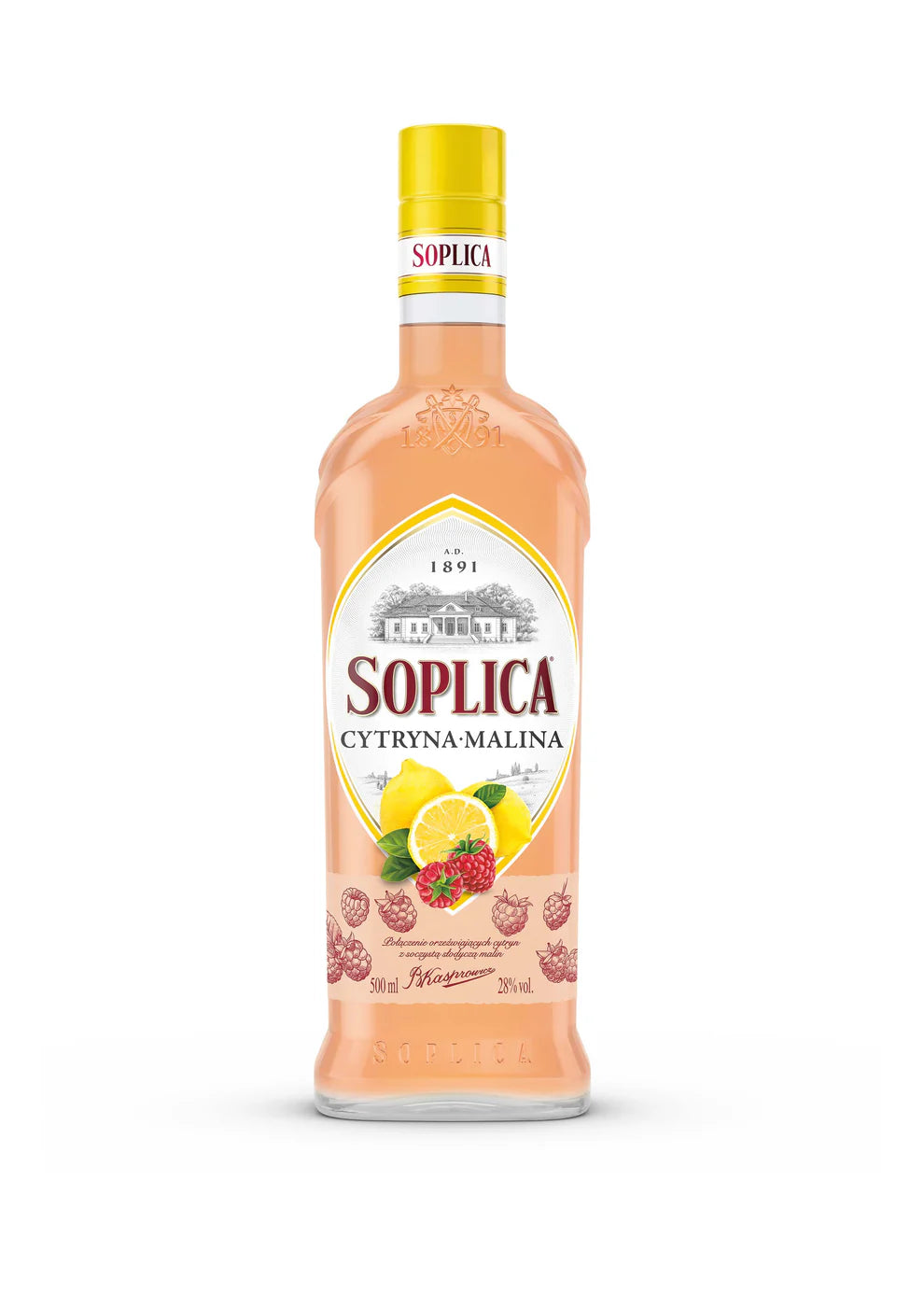 SOPLICA LEMON - RASPBERRY 28% 500ml