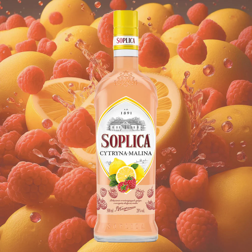 SOPLICA LEMON - RASPBERRY 28% 500ml